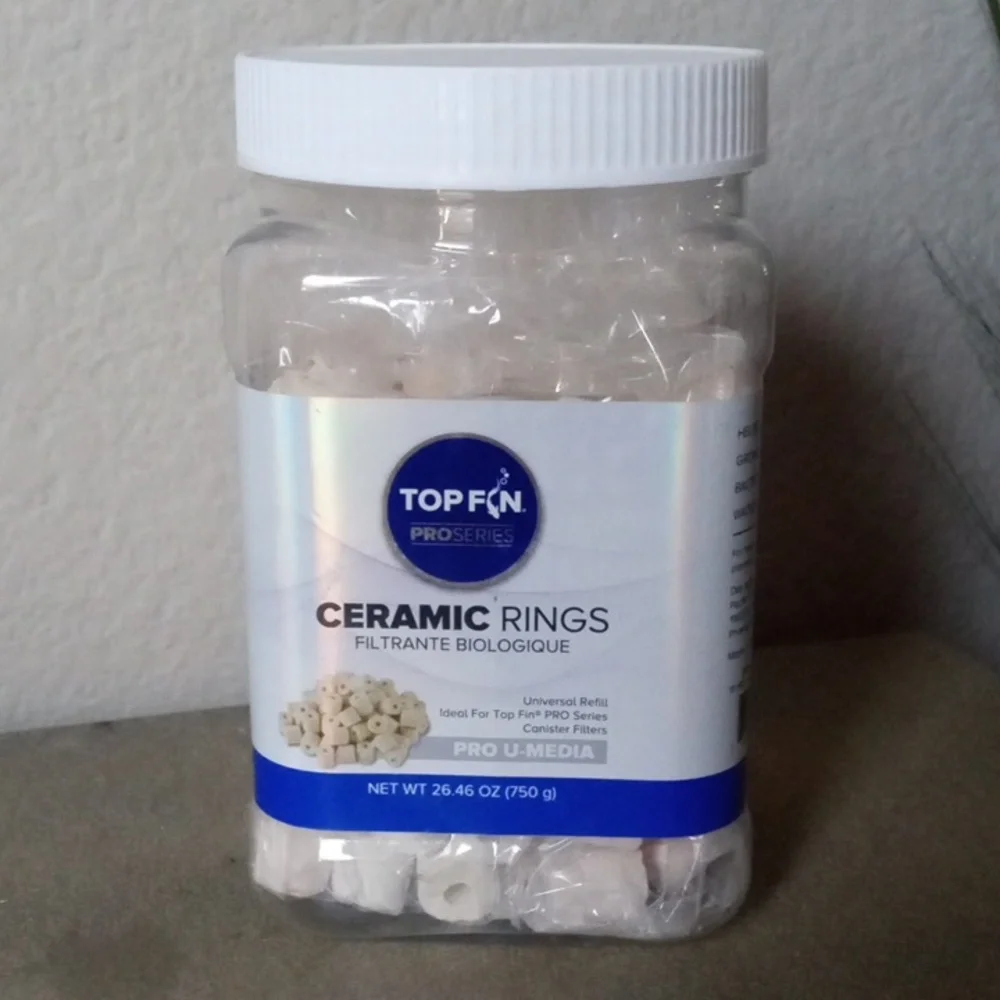 New! TOP FIN Ceramic Rings Filtrate - For Pro Series Canister Filters